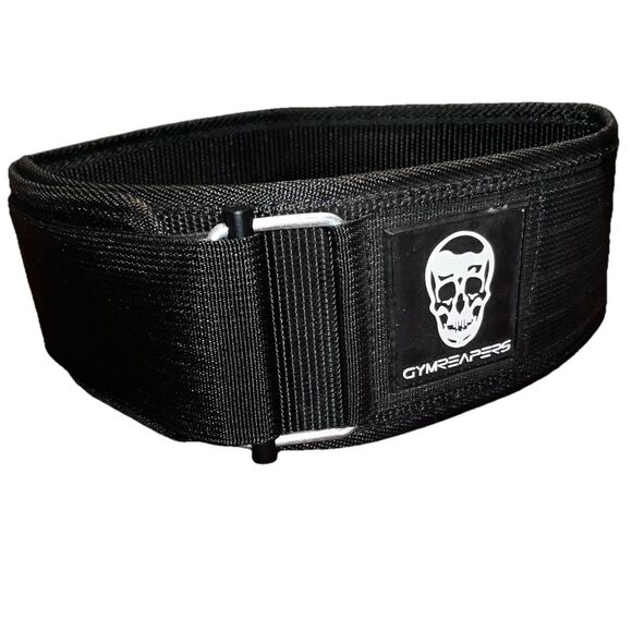 GymReapers Quick Locking Weight Lifting Belt w 4" Neoprene Metal Buckle - Picture 1 of 7